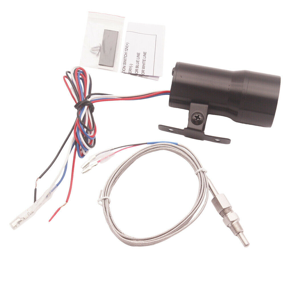 1.5" / 37mm Digital LED Exhaust GAS Oil Temp EGT Gauge w/ Sensor for Vehicle