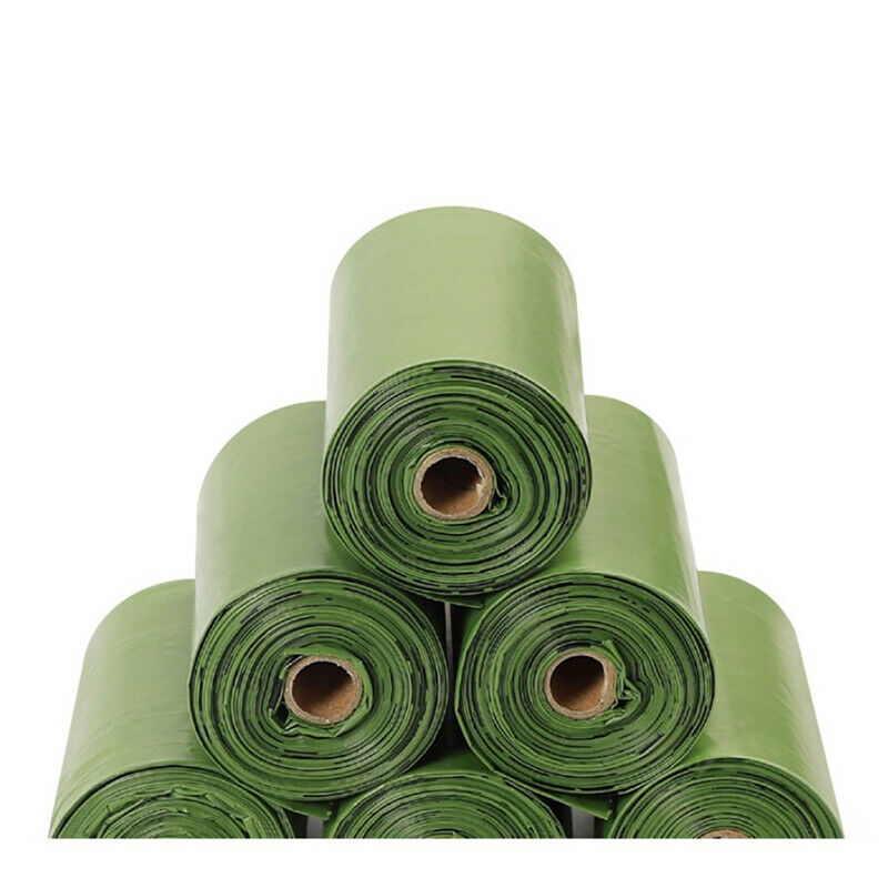 8Rolls/120Pcs Degradable Pet Waste Poop Trash Bags Dog Cat Cleaning Garbage BDA