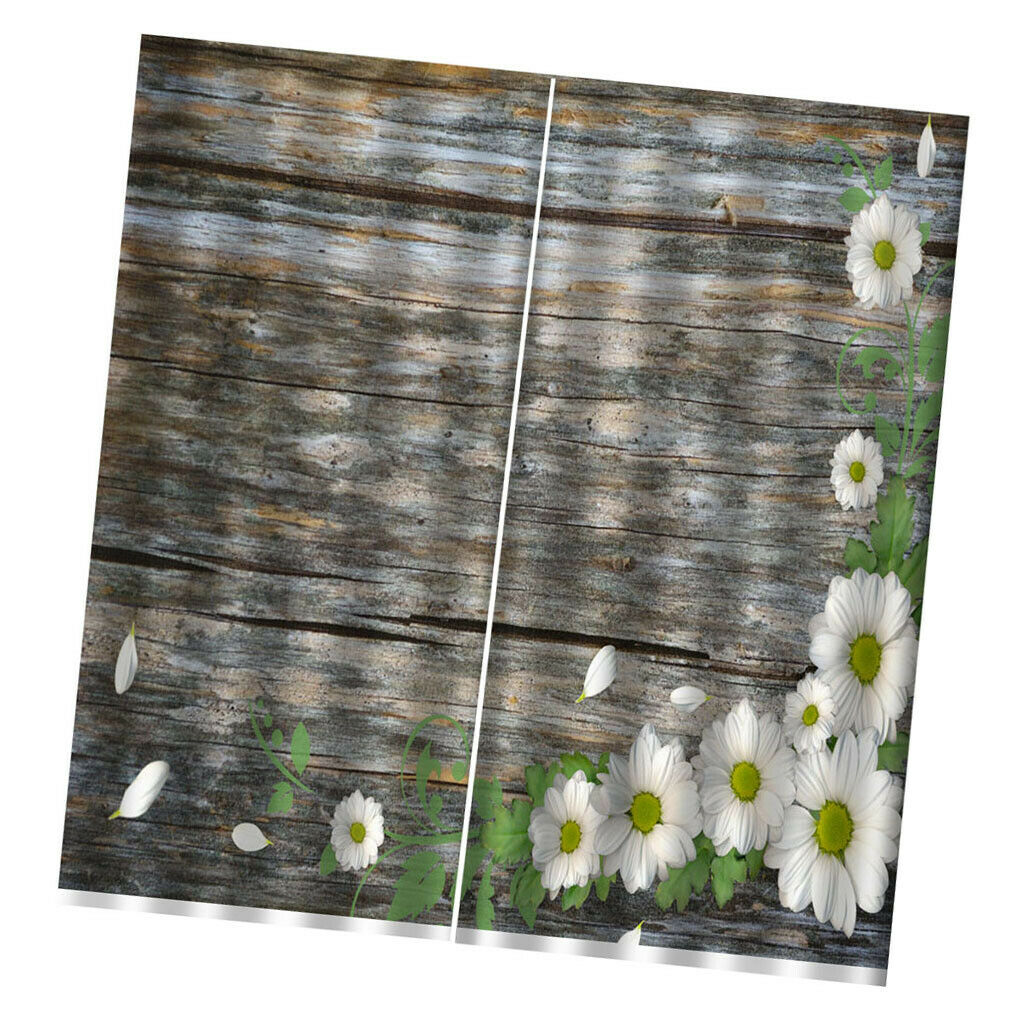 Floral Printing Curtain Panels Drapes Set Home Bedroom Balcony Decor 67"x79"