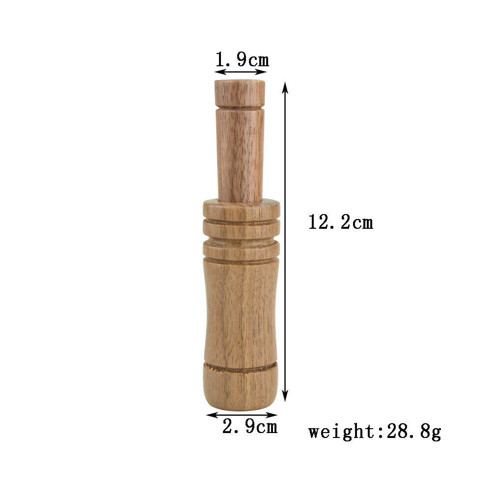 Wood Wooden Duck Call Whistle Goose Calls Game Hunting Outdoor Camping