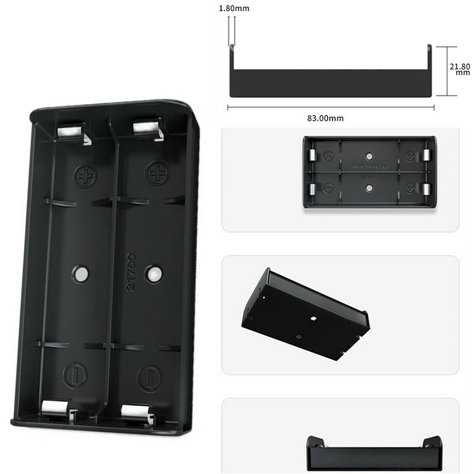 Tough Battery Box Pack 21700 Battery Power Bank Holder Base DIY Plug-in