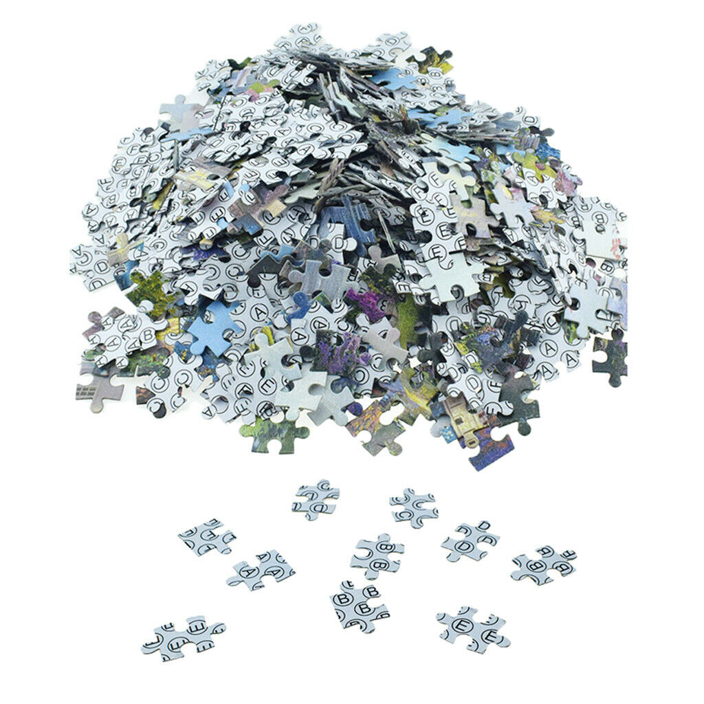 1000 Pieces DIY Jigsaw Assembling Landscape Toys Games Decor 50x75cm K