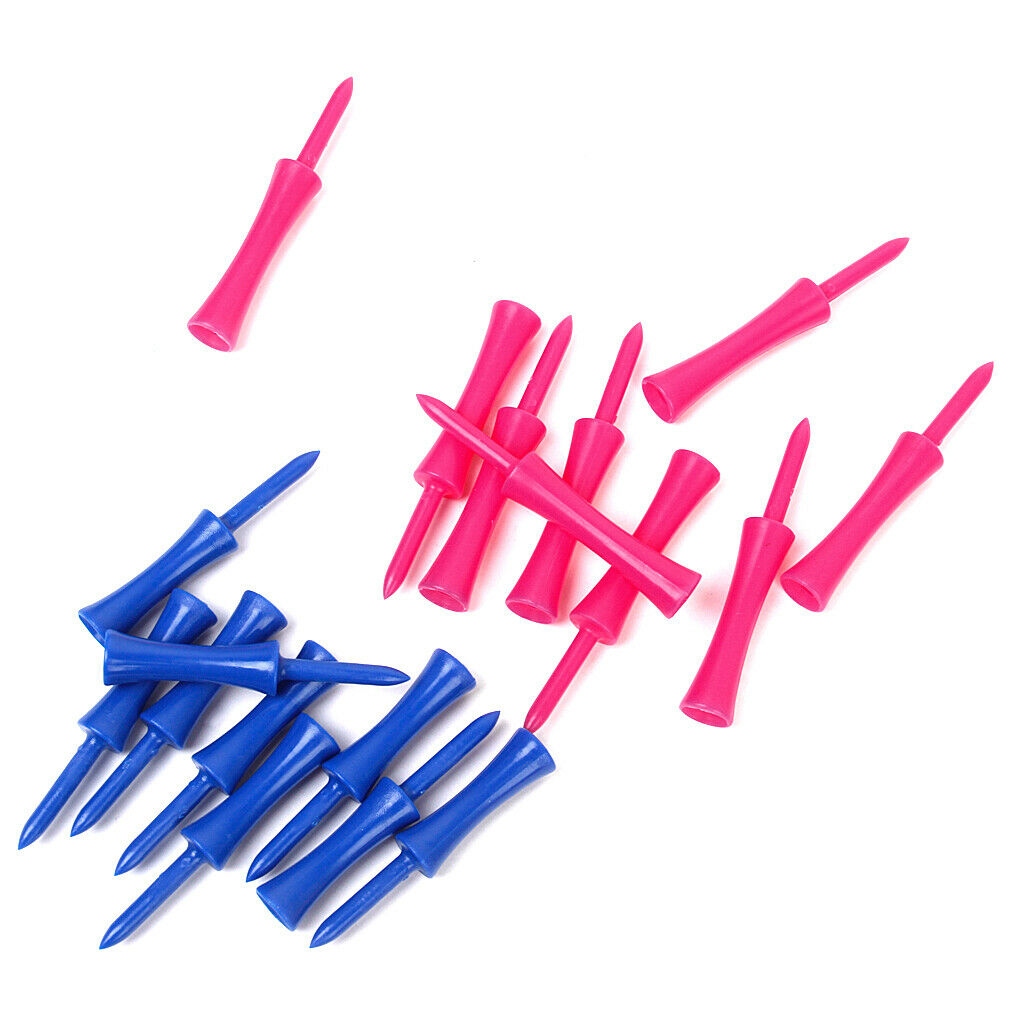 lot 40 Mixed Colors 4-SIZE Plastic  Castle Golf tees Height Control