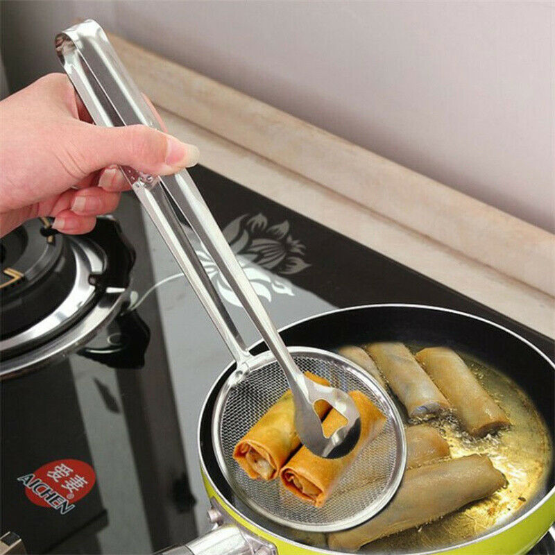 Kitchen Accessories Stainless Steel Fried Fishing Scoop Kitchen Gadget Ba.l8