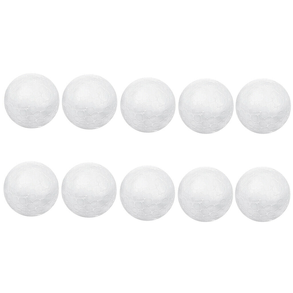 10pcs Foam Balls Unpainted Polystyrene Foam Sphere Ball For Handwork Crafts