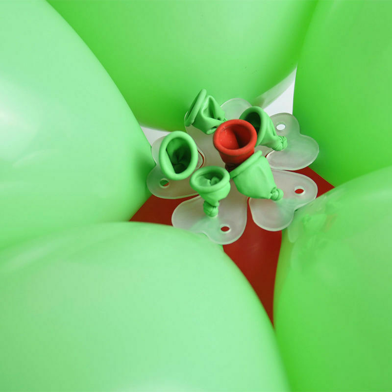 5pcs Balloon Plum Flower Clip Tie Party Birthday Wedding Balloon Decoration Gift