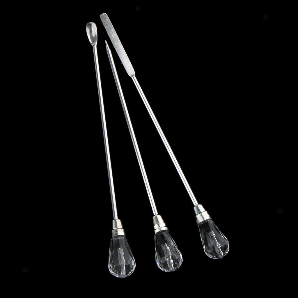 3Pcs Nail Art Stirring Rod /Stirring Mixing Picker /Eyebrow Pigment Rod