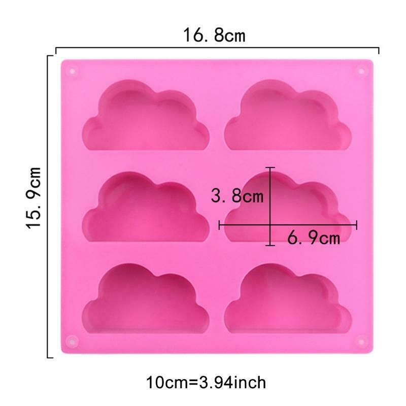 Cloud Shape Silicone Baking Mousse Mold Cake Form Soap Moulds Gifts for Children