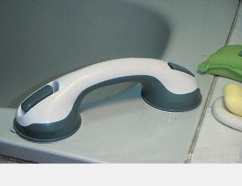 Bathroom Shower Handle Suction Grab Bar Anti-slip Safety Cup Rail Tub Support