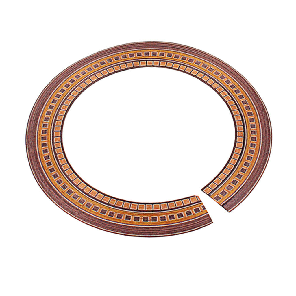 Wood Guitar Soundhole Rosette Inlay for Acoustic/Classical Guitars DIY