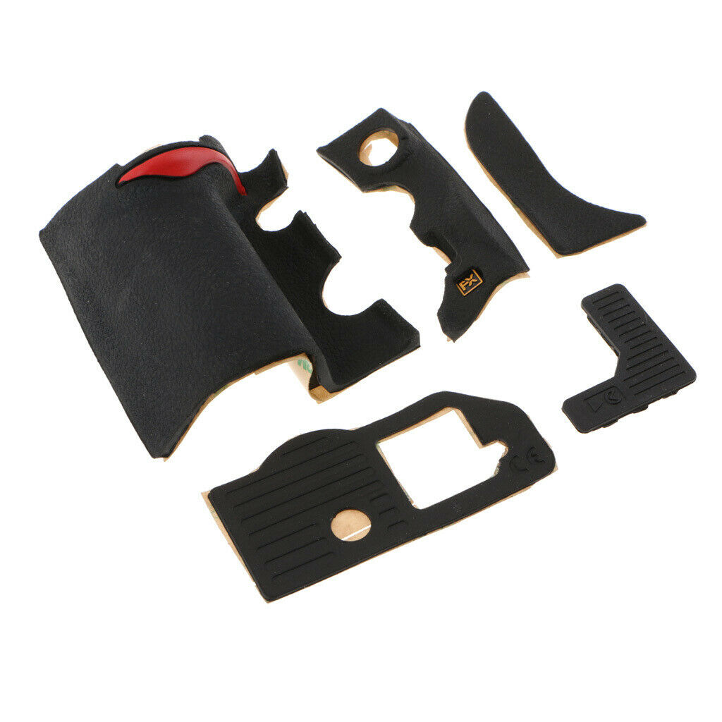 5 Pieces Grip Rubber Unit Repair Part  for Nikon D700 Front/Rear/Side Cover