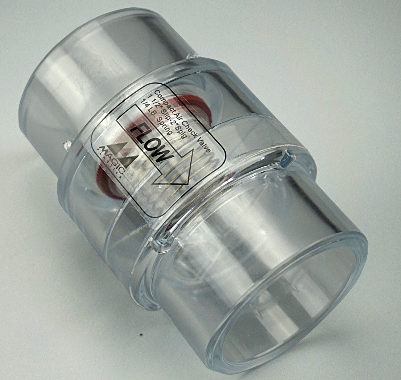 Magic brand Pool Spa Air Blower Check Valve, 1-1/2" - 2" 1/4 lb Spring