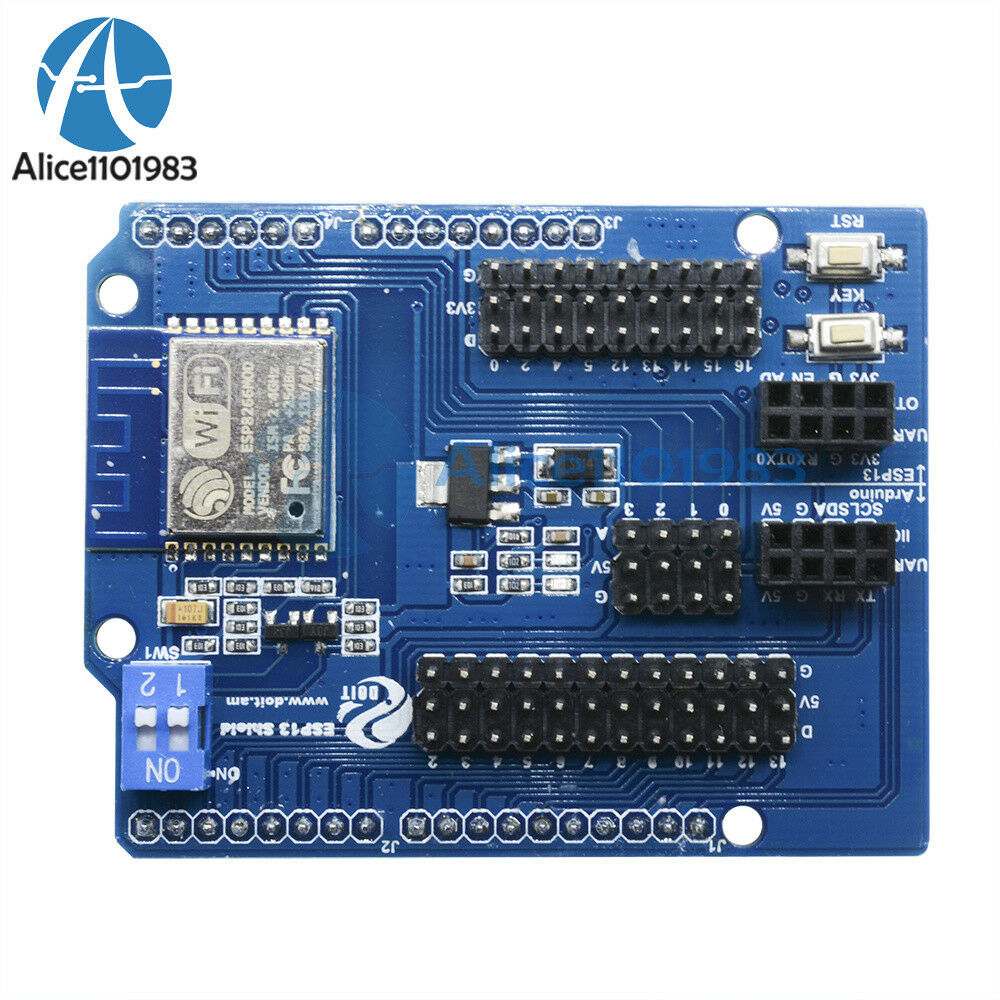 For Arduino UNO R3 ESP8266 Web Sever Serial WiFi Shield Board Module + ESP-13