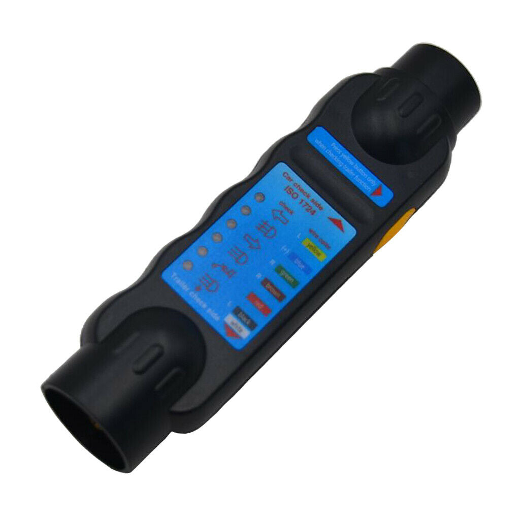 DC 12V Truck Trailer Towing Light Wiring Socket Tester Diagnostic Tool