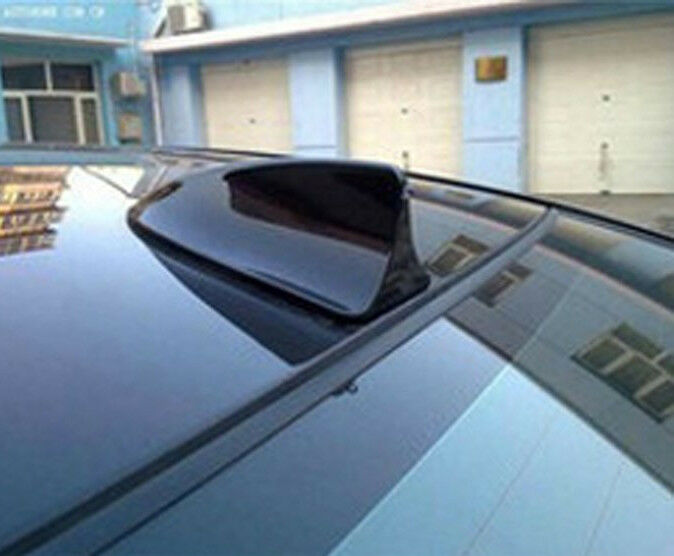 Black Shark Fin Car Exterior Top Roof FM/AM RV Radio Aerial Signal Antenna Mast