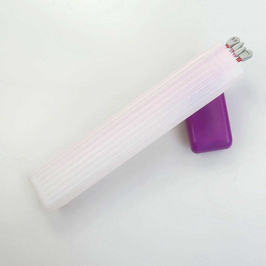 5pcs Plastic  Storage Tube with , Cases for