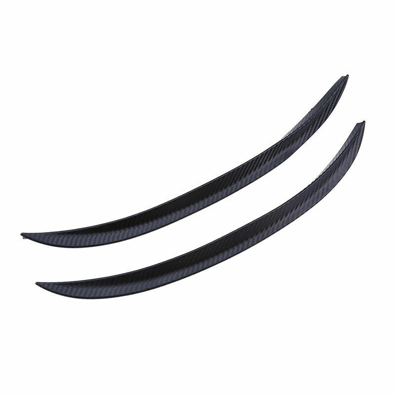 Carbon Fiber Style Car Auto Wheel Eyebrow Arch Flares Protector Trim Lips Fender