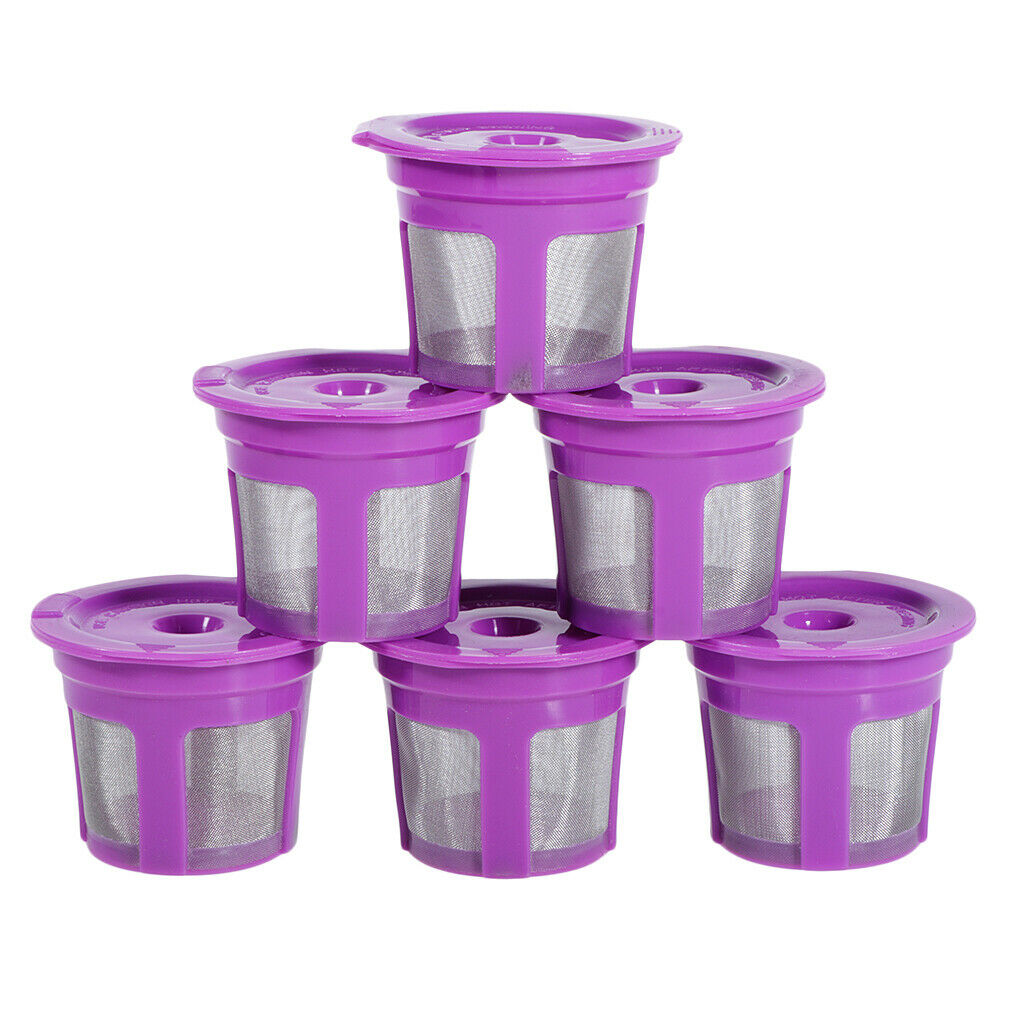 9-piece Reusable K Cups Coffee Filters for Keurig K550/K560 BPA FREE Purple