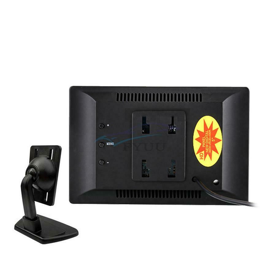 12V 800×480P 2 Ways Night Vision Car Rear View Backup Camera TFT-LCD Monitor Set