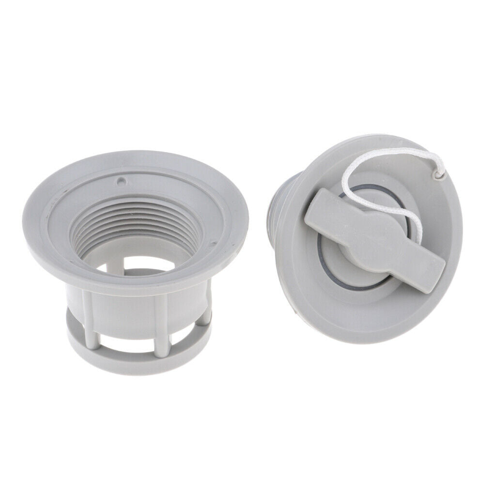 2Pack 6 Holes Seal Air Valve   for Inflatable Boat Raft Dinghy Kayak Canoes