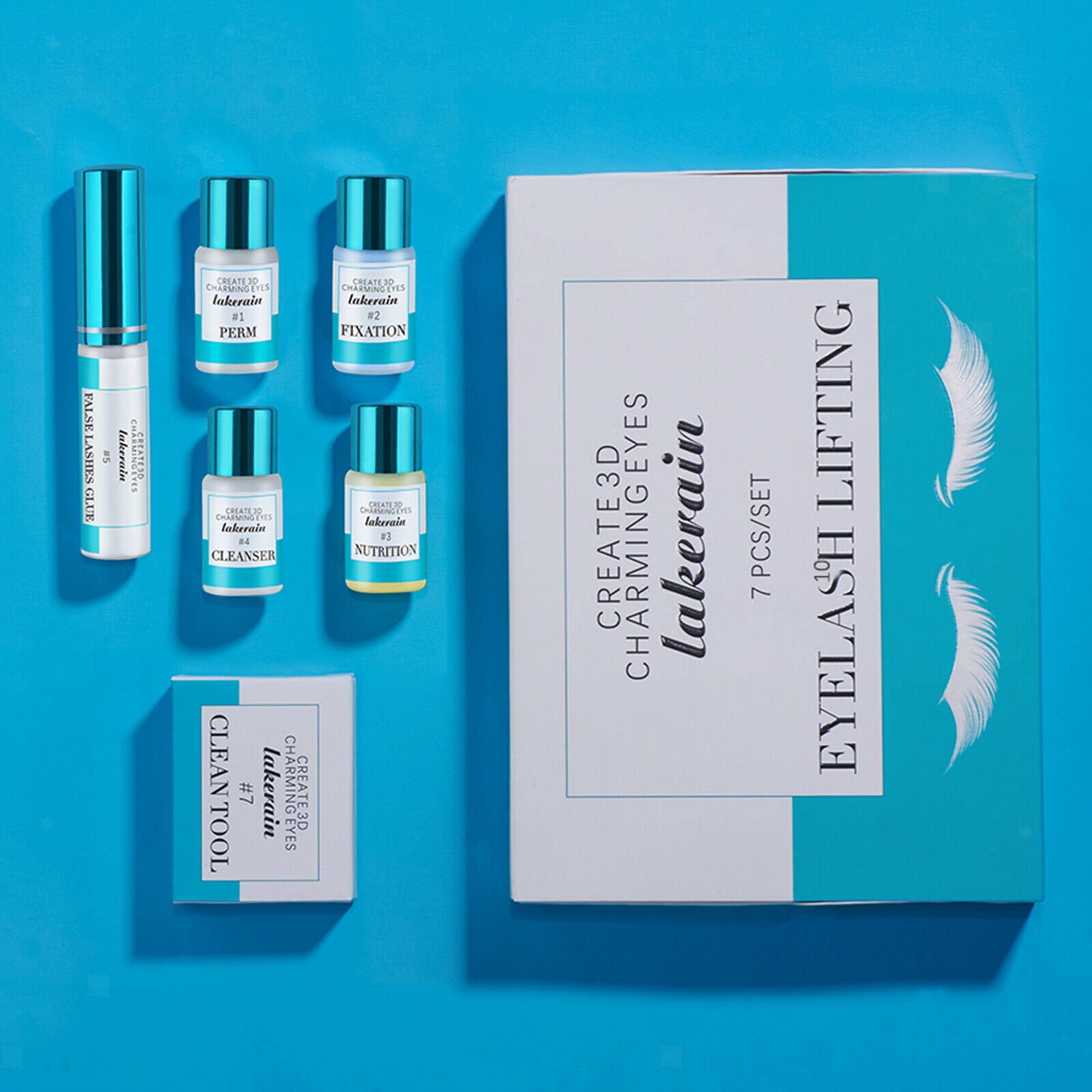 Kit Complete Eyelash Perm Kit, Professional Eyelash Lash Extensions,