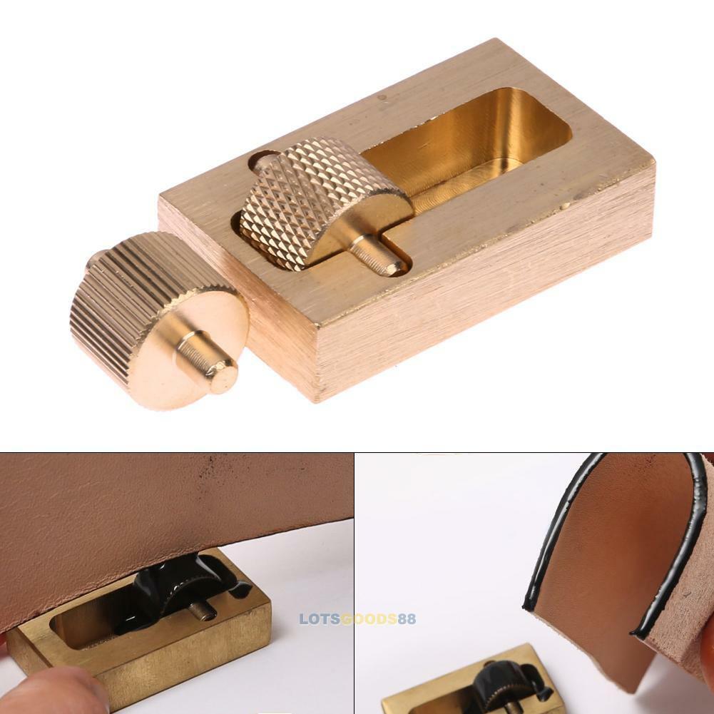 Leather Craft Leather Edge Dye Oil Brass Box Sew Leather DIY Sewing Craft Tool