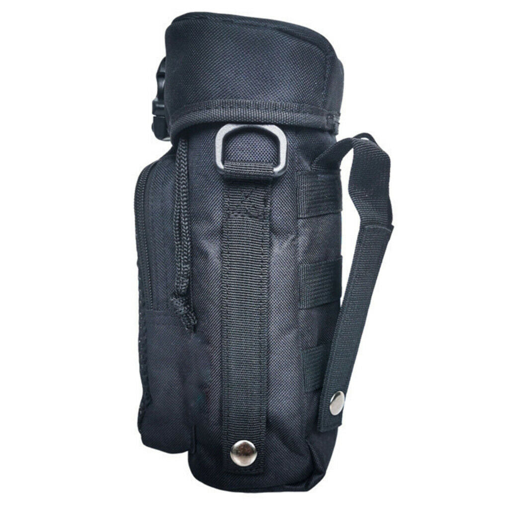 Durable Water Bottle Holder Sleeve Molle Bag Carrying Pouch Belt for Hiking