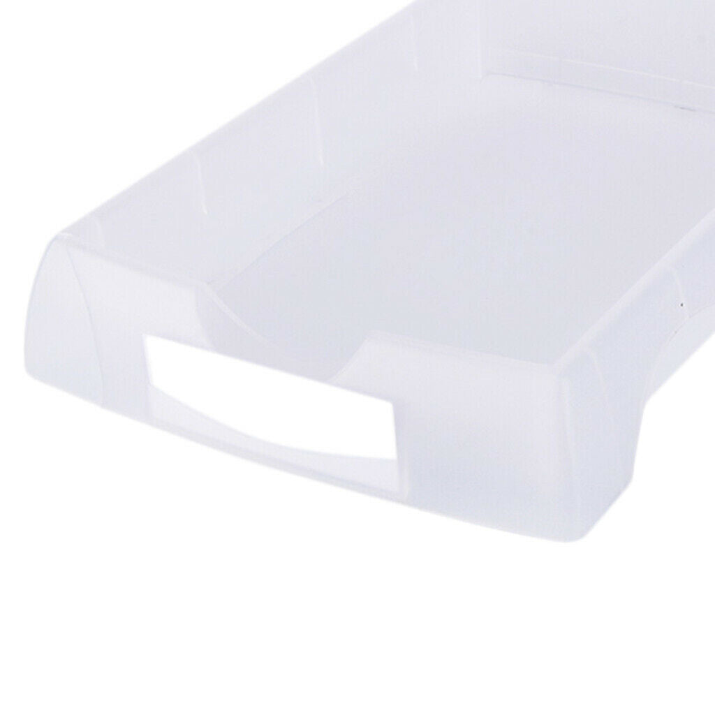 Plastic Eyeglasses Turnover Box Glasses Accessories Organizer Tray White