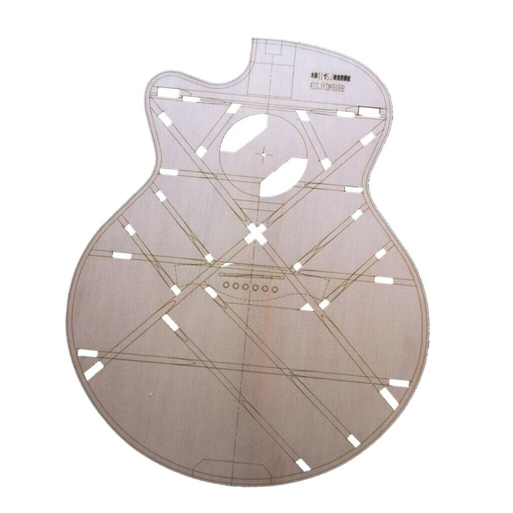 DIY Acoustic Guitar Body Layout Template Premium SJ Guitar Building Templates,