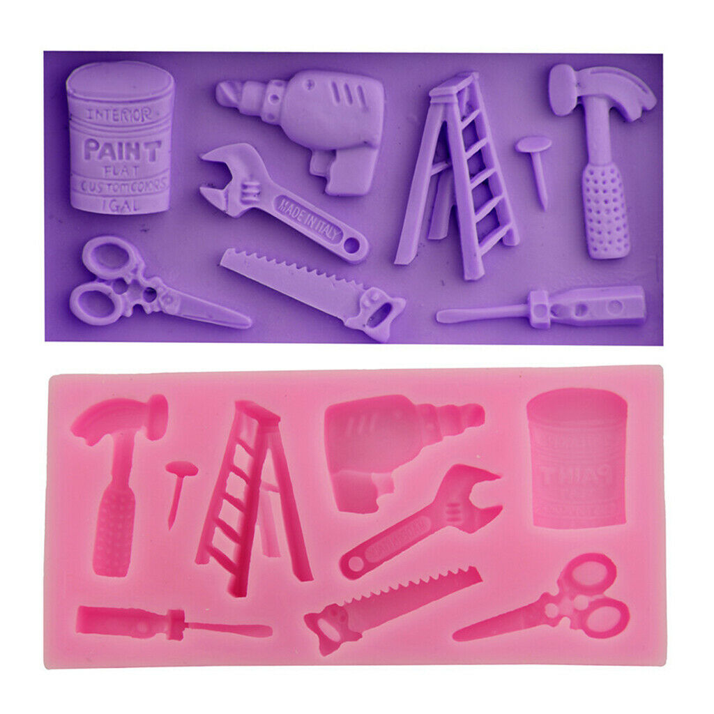Hardware tools fondant cake mold Christmas party cake making plaster mold
