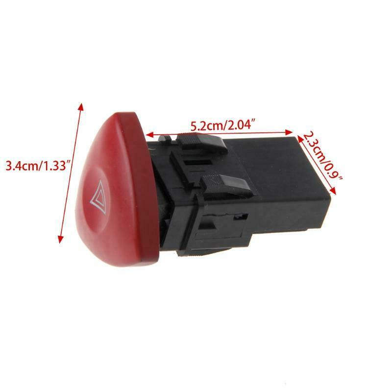 Emergency Hazard Flasher Warning Light Switch For Renault Laguna Master Trafic