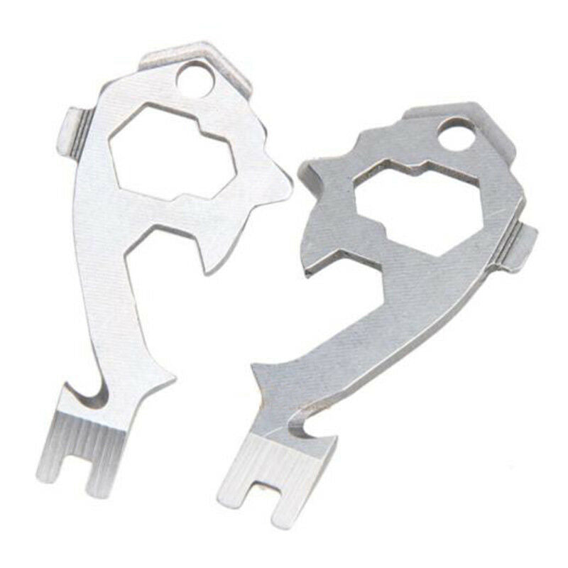 20 In 1 Wrench Opener Multi-tool Pocket Keychain Portable EDC Survival Kit