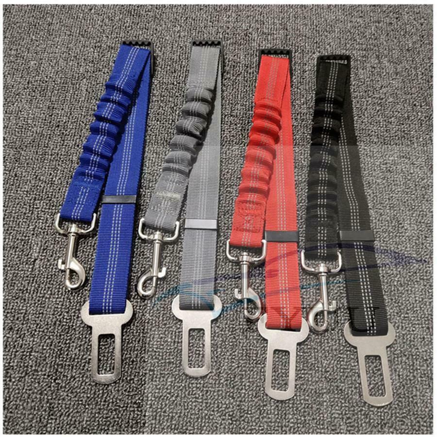 Dog Seat Belt Leash Pet Seatbelt Car ELASTIC Safety Adjustable Harness 2 Pack