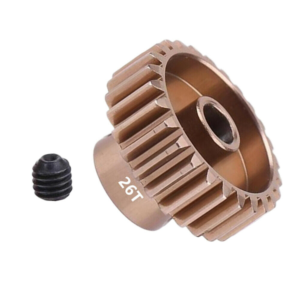 Metal 48P Spur Motor Gear 26T for Sakura D3 XI Zero S 1:10 RC Drift Car