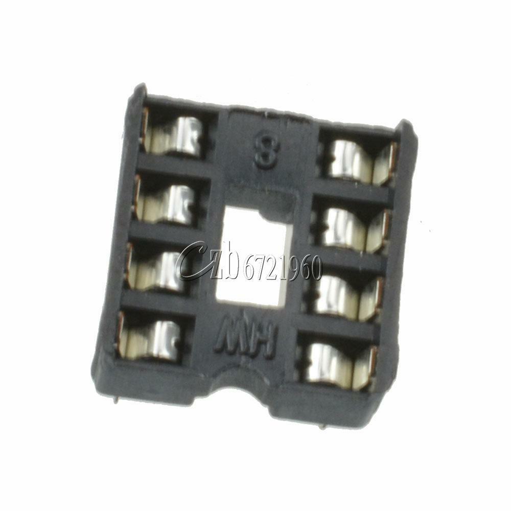 10PCS 8-Pins DIP IC Sockets Adaptor Solder Type Socket