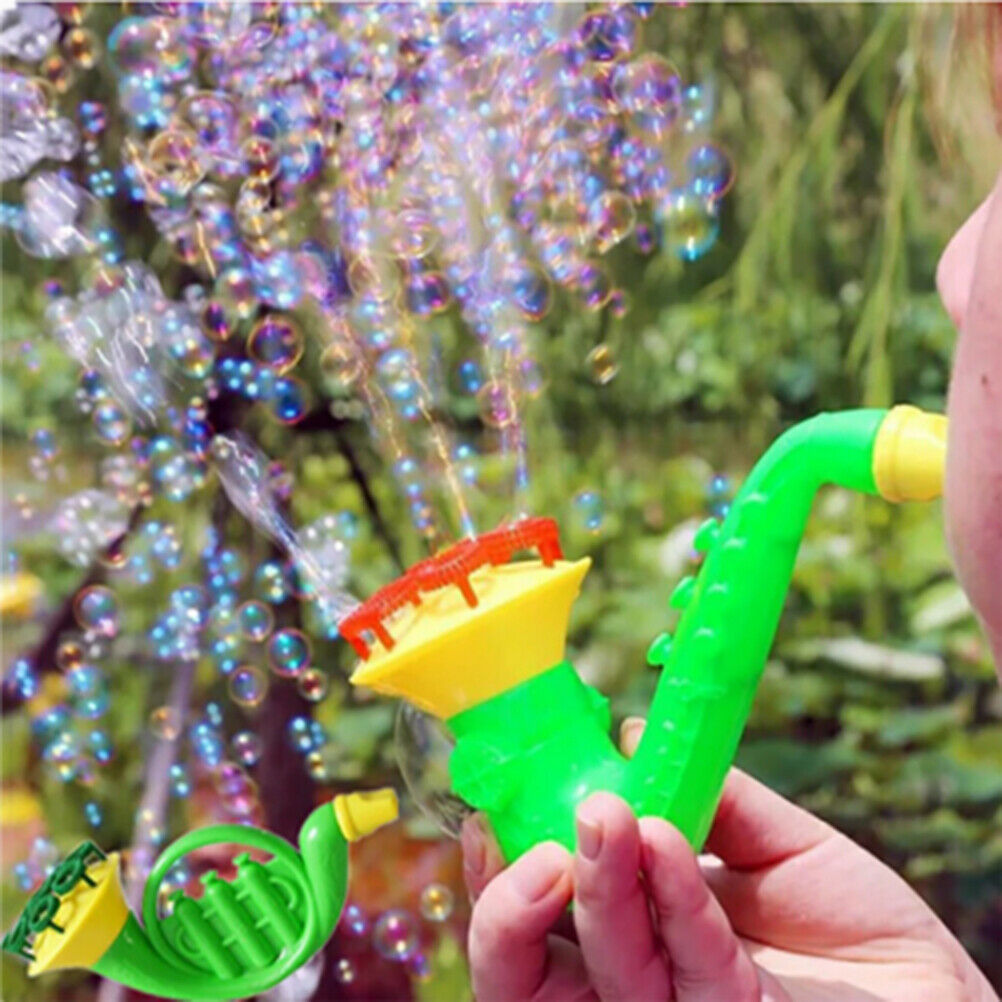Water Blowing Toys Random Color Bubble Gun Soap Bubble Blower Outdoor Chi.l8
