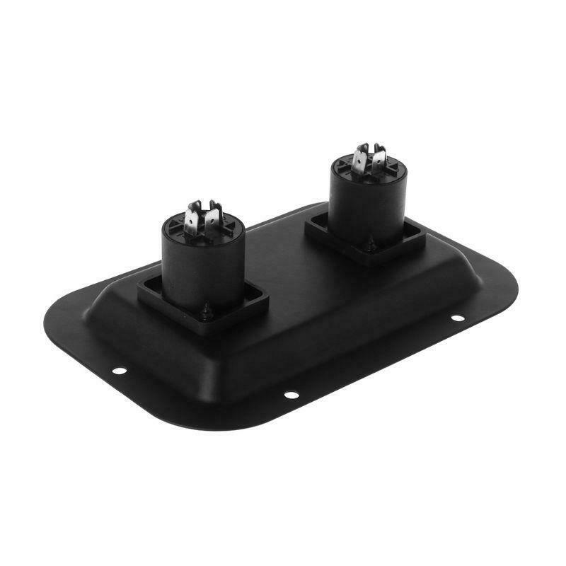 Jack Plate Socket Junction Box Clip Guitar Dual Large for SpeakOn PA Speaker