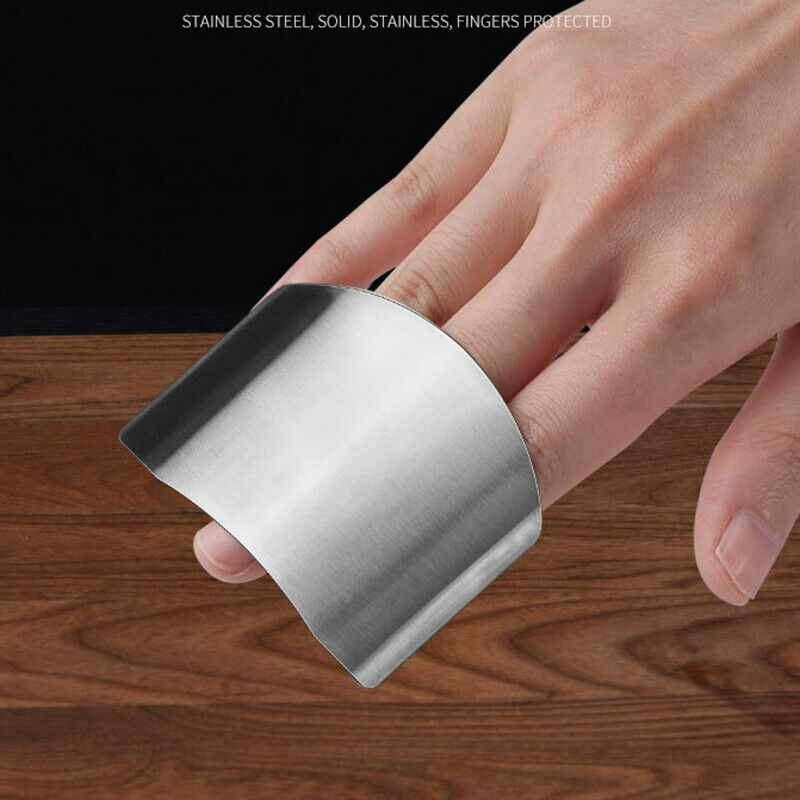 1pc Stainless Steel Finger Protector Multi-functional Cutting up Vegetabl.l8