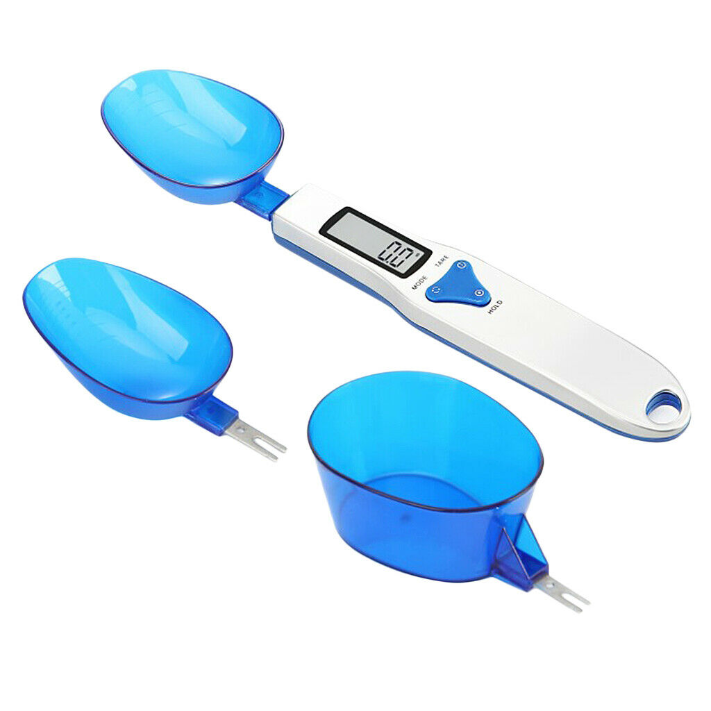 Kitchen Scale Cooking Baking Measurements LCD Display w/3 Spoons 300g