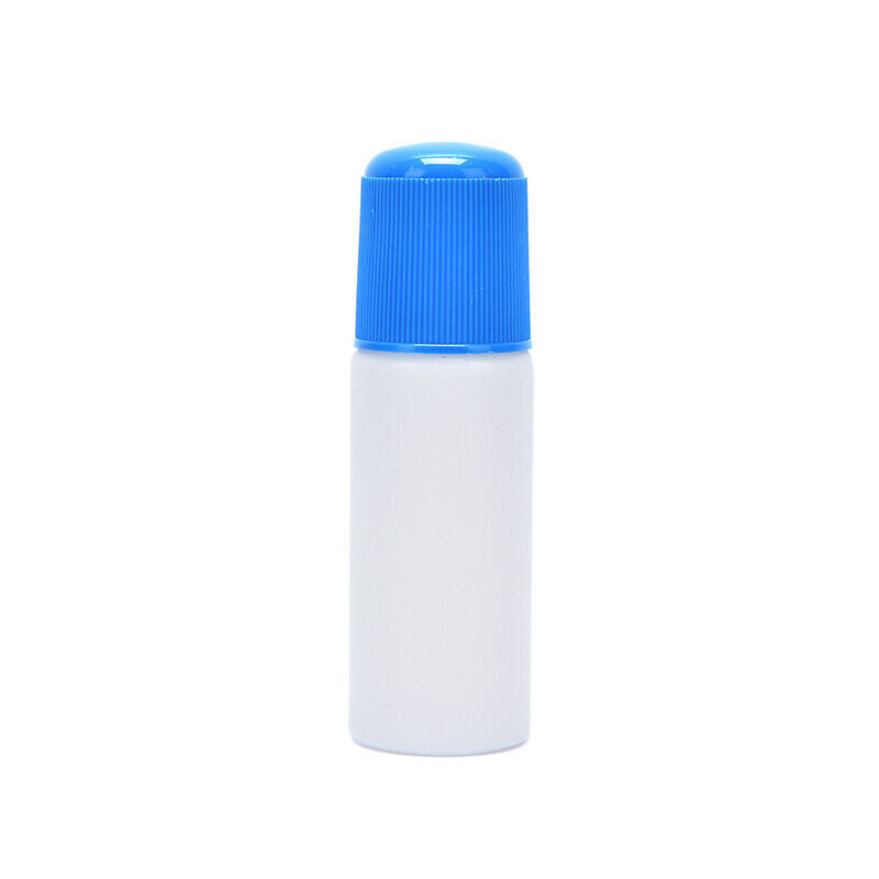 50ML white medicine liquid bottle with blue sponge applicat.l8