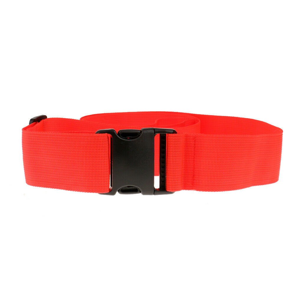 Long Luggage Packing Belt Suitcase Strap Safety Strap Red