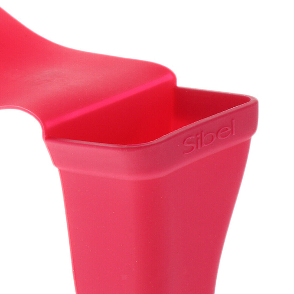 Silica gel Hair Styling Tools Storage Holder Hairdresser Organiser Rose Red