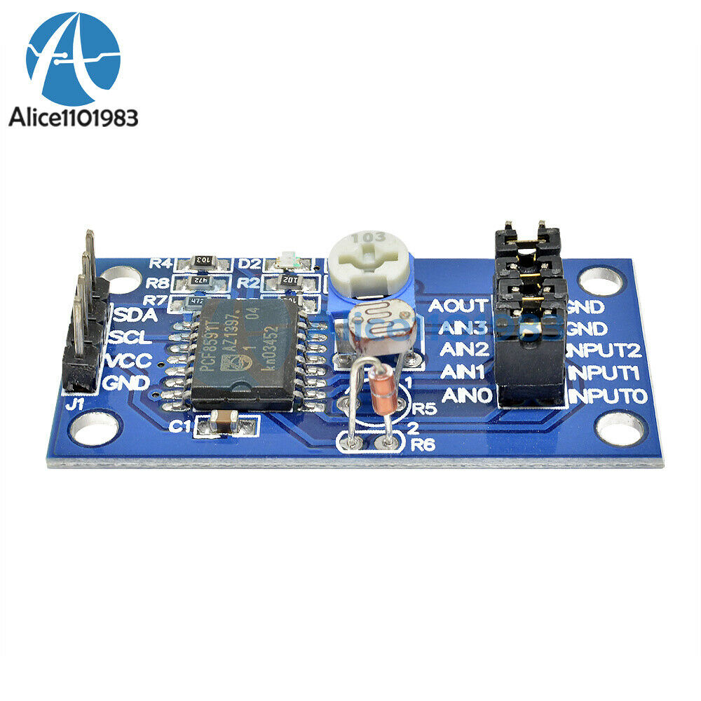 PCF8591 AD DA Conversion of Digital to Analog Converter Module Temperature