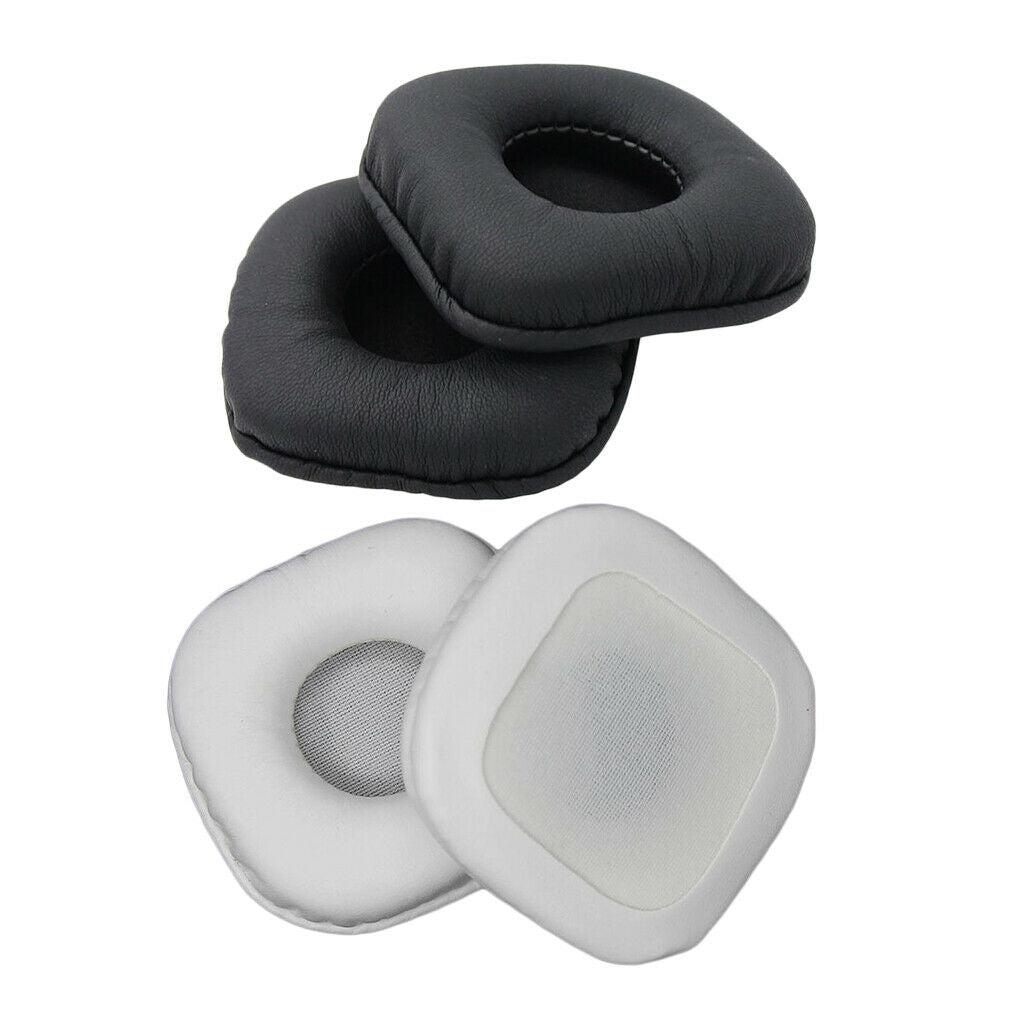 4pcs PU Leather Foam Ear Pads Headphone Replacement Part Ear Pads (L + R) for