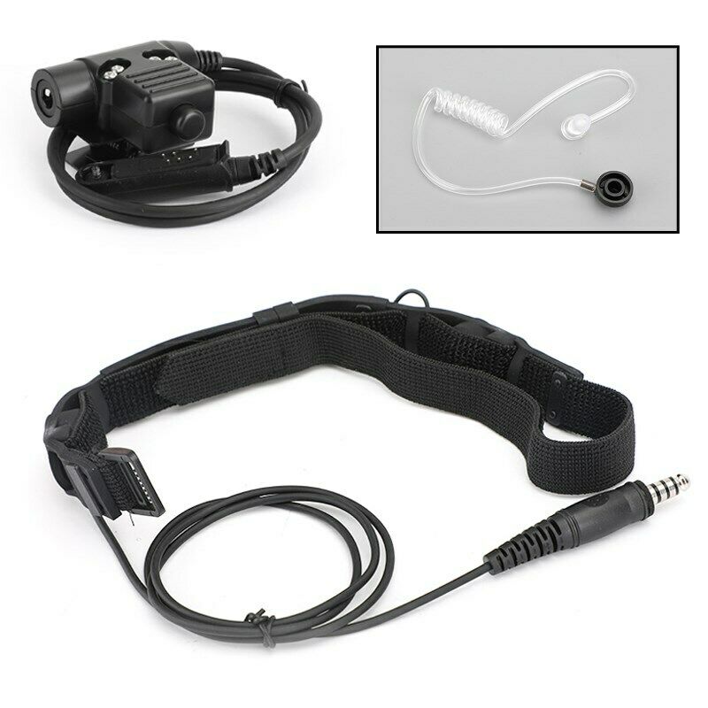 Throat Mic Microphone Headset Fit for BaoFeng BF-A58 BF9700 BF-S56 BF-UV9R