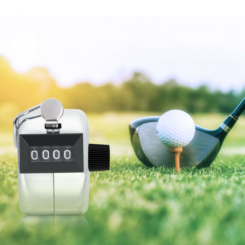 3Pcs Portable Counter 4 Digit Hand-Held Digital Manual Click Golf Counter Point