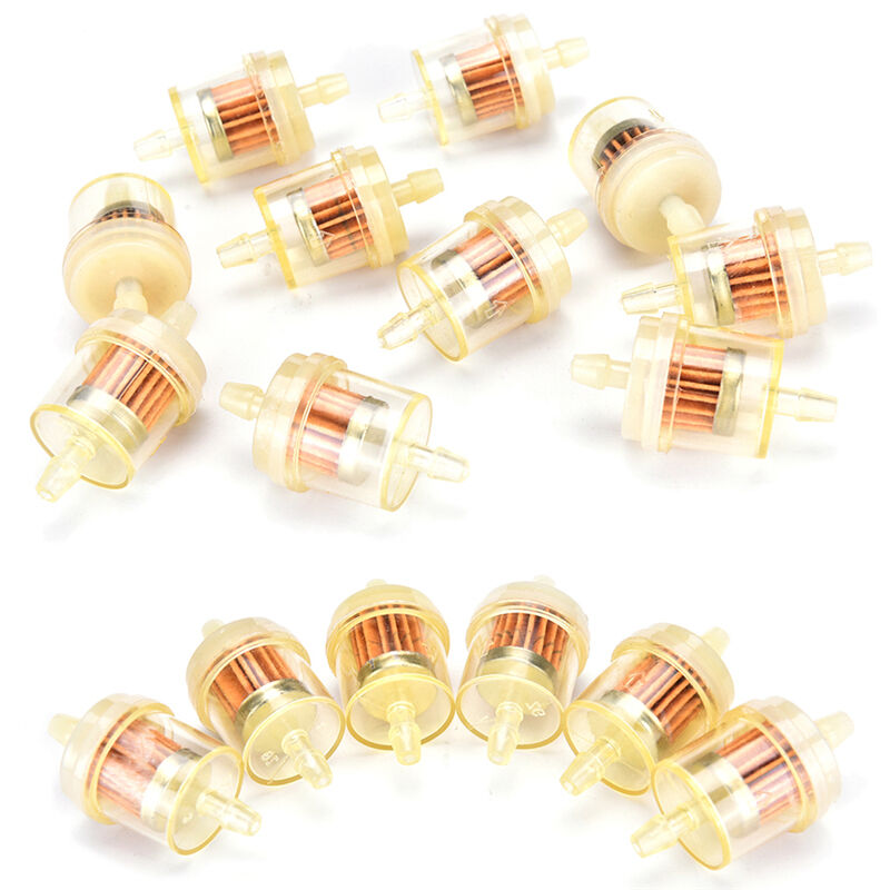 New Universal Inline Mini Hose Fuel Gasoline Motorcycle Scooter Filter FjRMAU