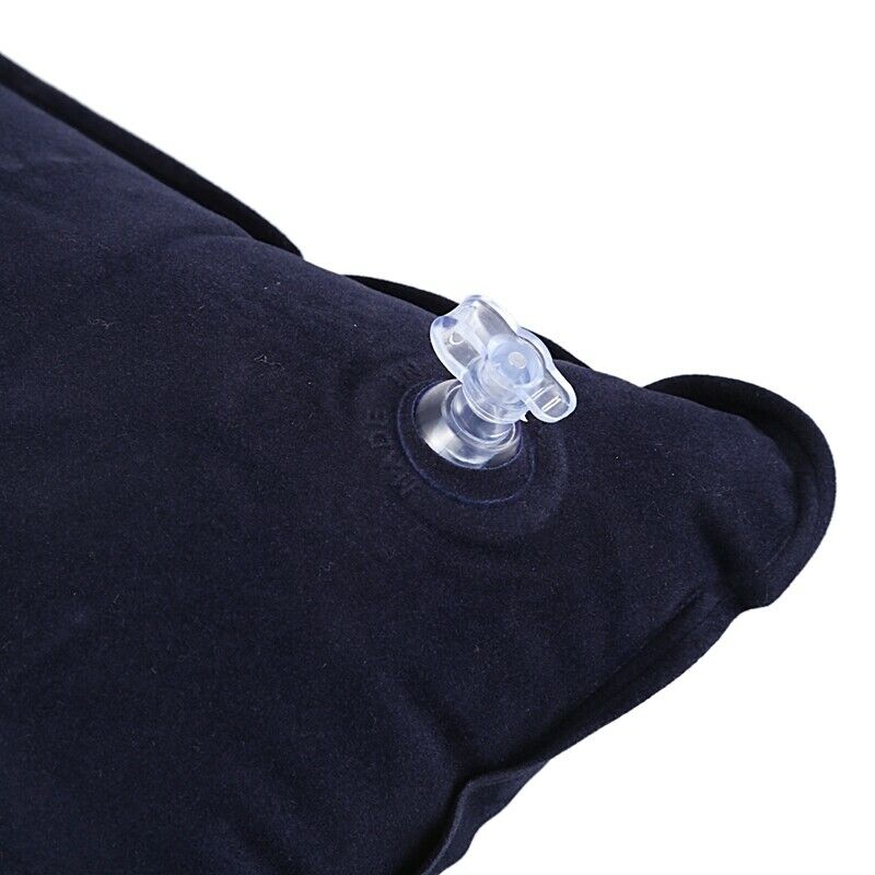 Double-sided Flocking Pillow Inflatable Portable Foldable Pillow for Camping/ G5