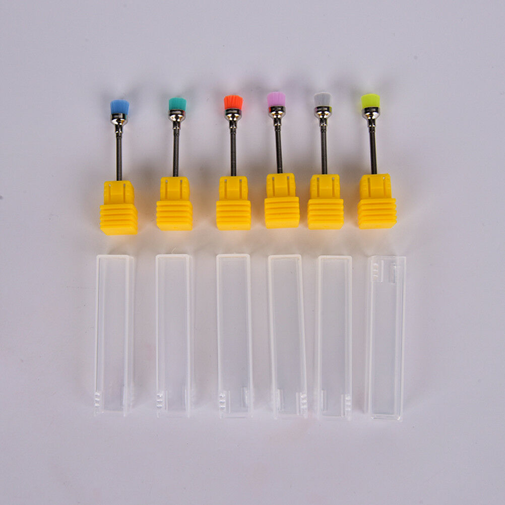 2Pcs Drill Brush Electric Nail Art File Drill Bit For Cleaning Brush ManicurY1