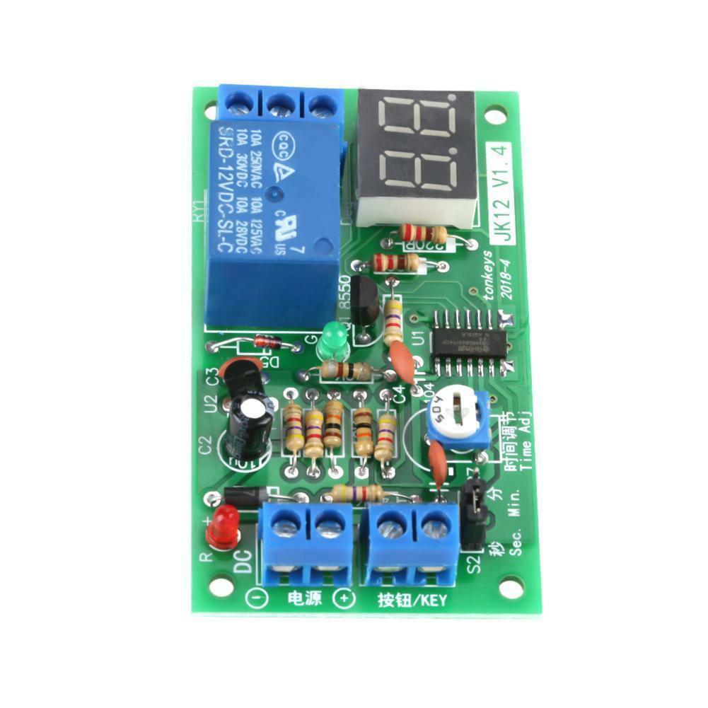 DC 12V LED Display Countdown Timing Timer Delay Turn OFF Relay Switch Module L70
